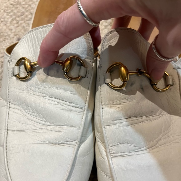 SOLD!!!Gucci Princeton Leather Flat Loafers w/ Goldtone Horsebit Buckle. - Picture 10 of 13